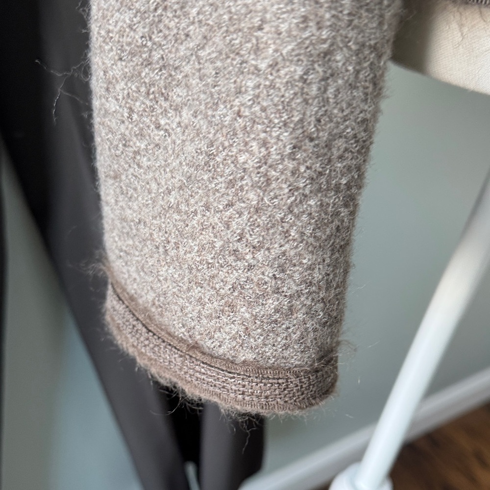 Armani Collezioni Taupe Wool Blazer size 12 - Picture 4 of 10